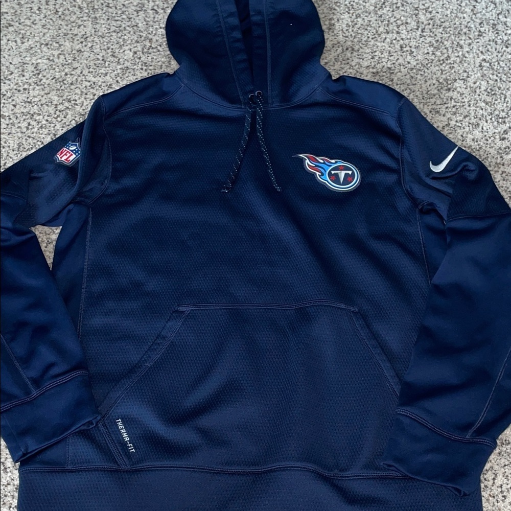Tennessee Titans thermafit navy Nike men’s hoodie size medium